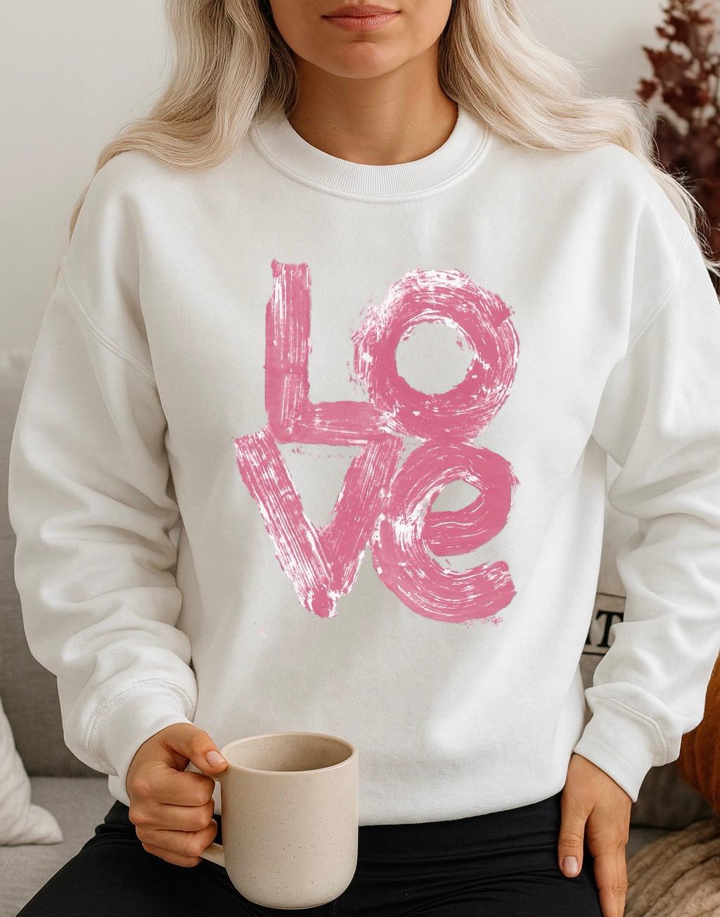 Bluza Alba Dama din Bumbac 100% Pink Love