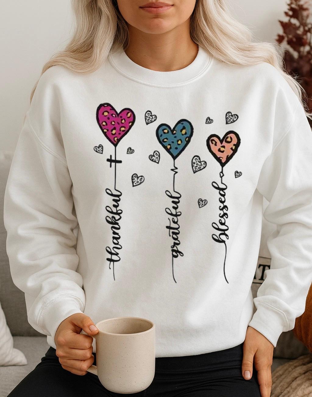 Bluza Alba Dama din Bumbac 100% Thankful