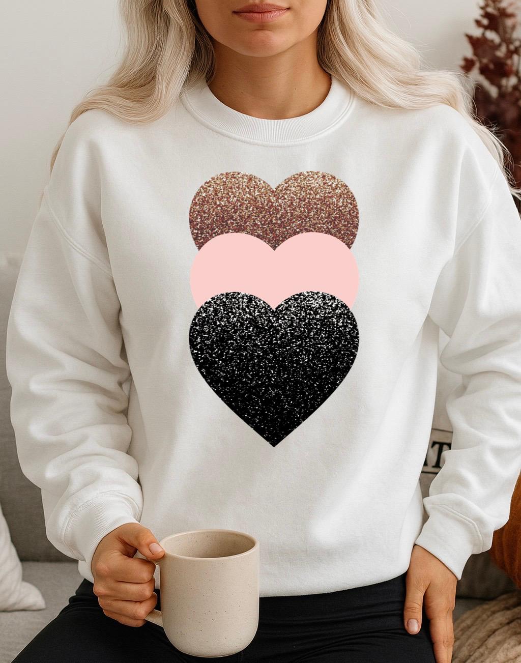 Bluza Alba Dama din Bumbac 100% 3 Hearts
