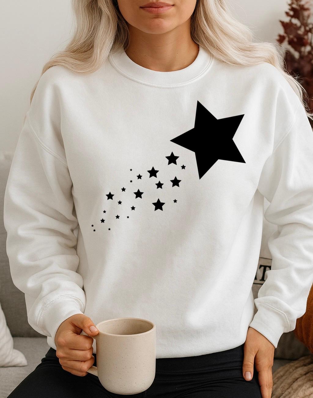 Bluza Alba Dama din Bumbac 100% Stea