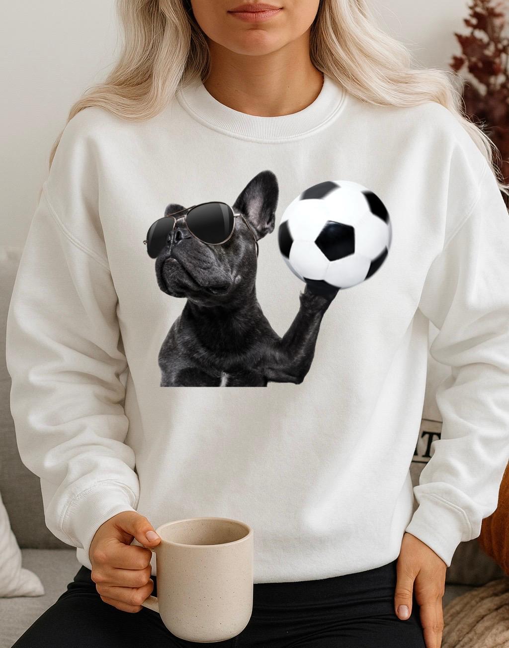 Bluza Alba Dama din Bumbac 100% Dog
