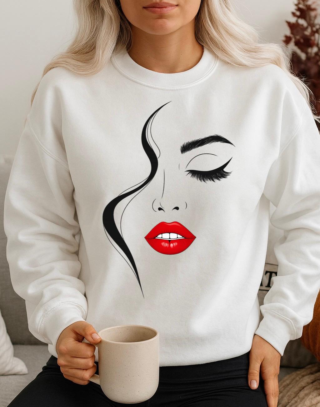 Bluza Alba Dama din Bumbac 100% Face