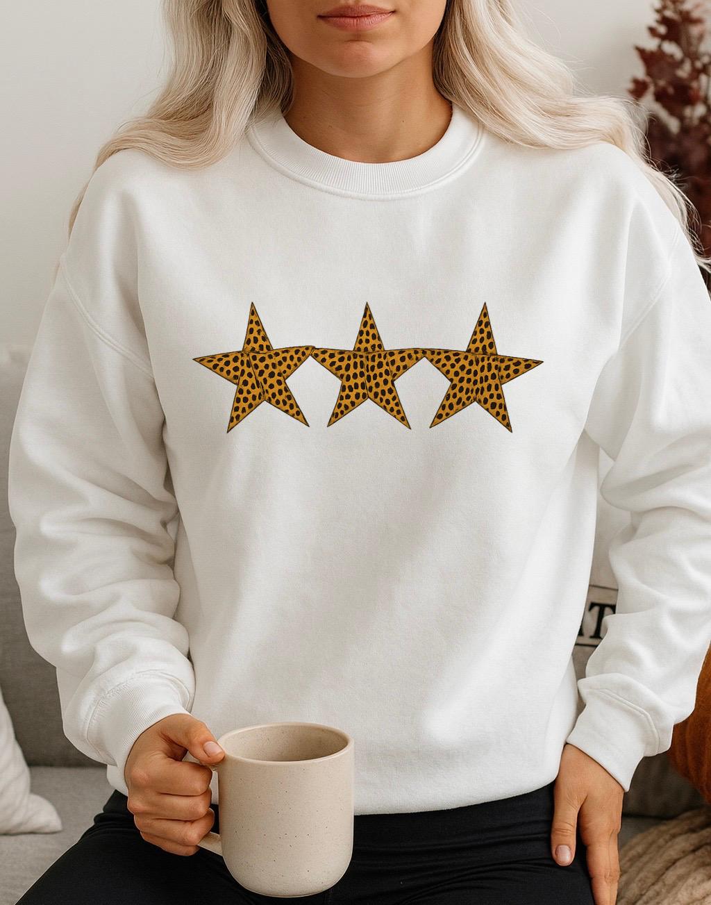 Bluza Alba Dama din Bumbac 100% Stars