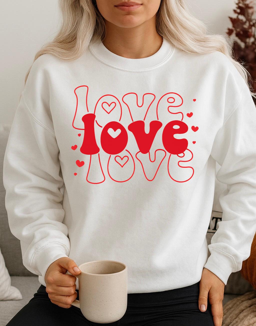 Bluza Alba Dama din Bumbac 100% Red Love