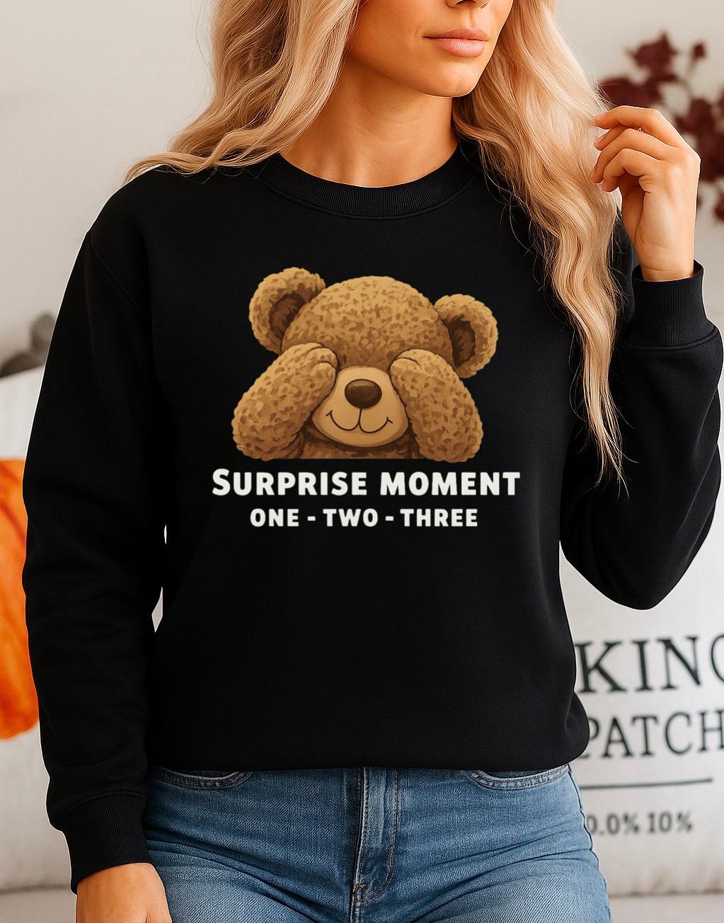 Bluza Neagra Dama din Bumbac 100% Surprise Moment