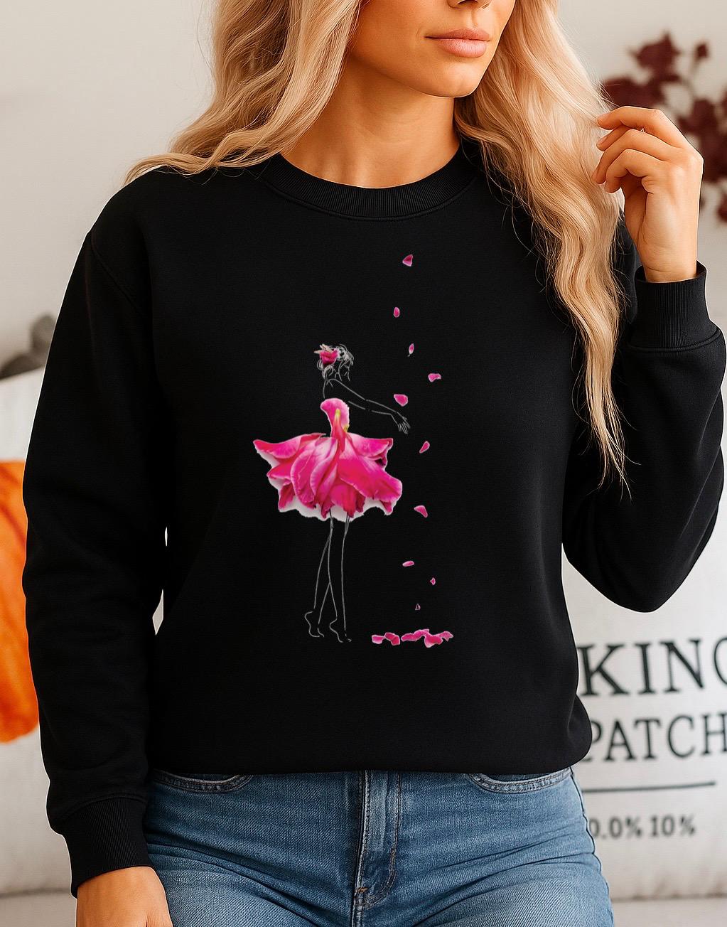 Bluza Neagra Dama din Bumbac 100% Dress