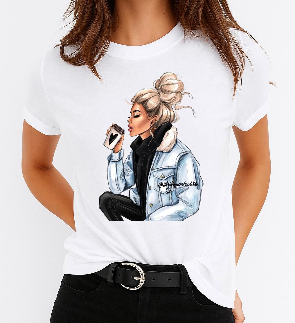 Tricou dama din bumbac 100% Need Coffee