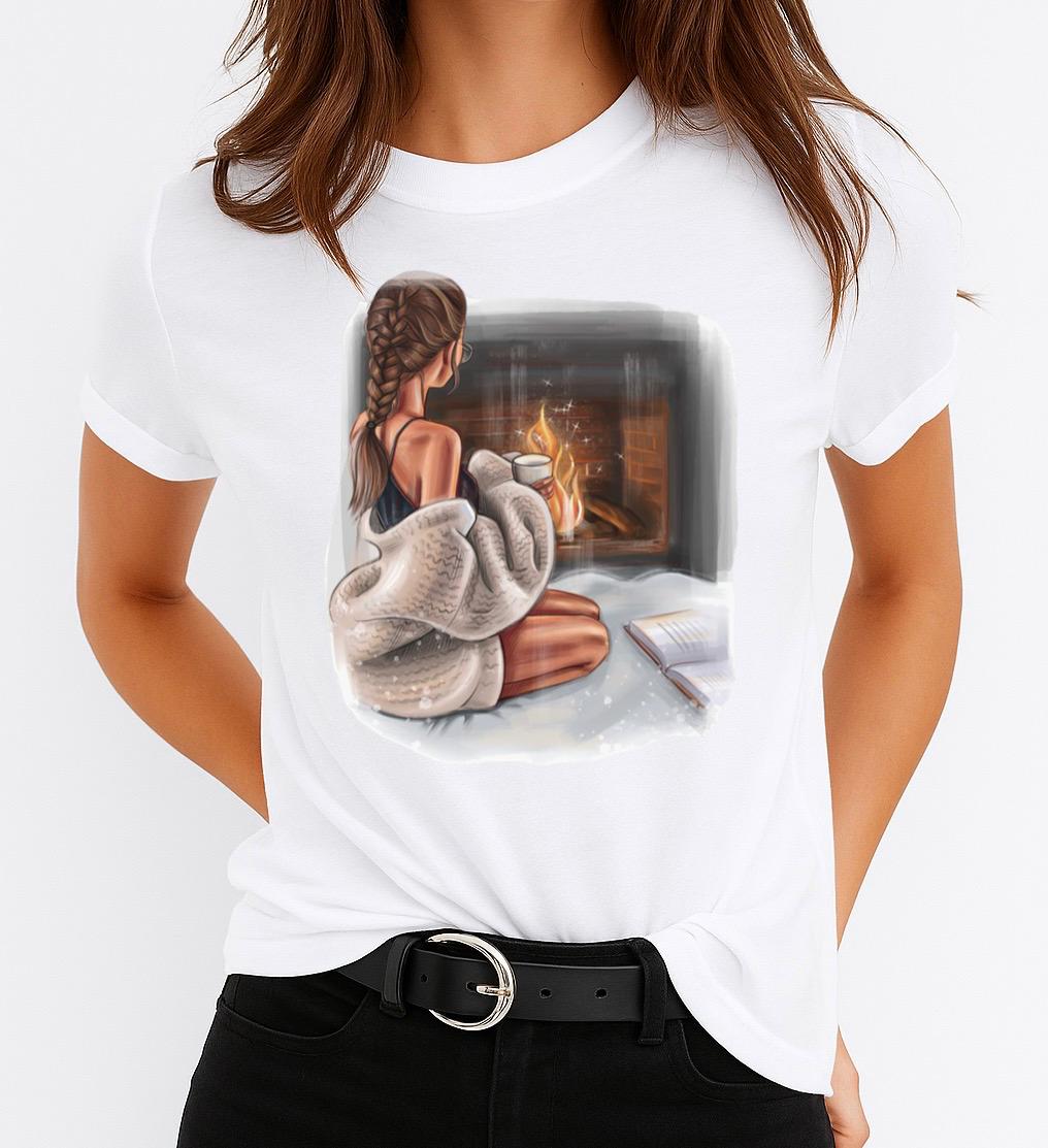 Tricou dama din bumbac 100% Hot Chocolate