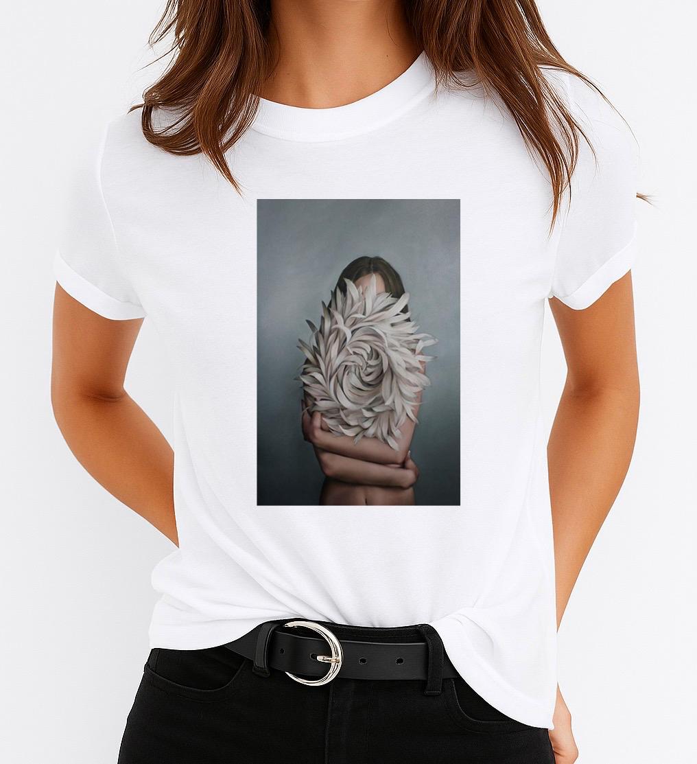 Tricou dama din bumbac 100% Flower Girl