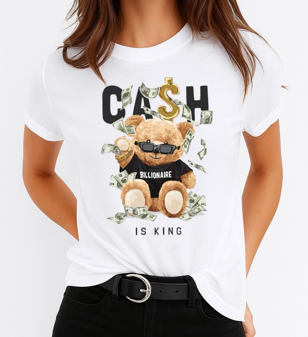 Tricou dama din bumbac 100% Cash