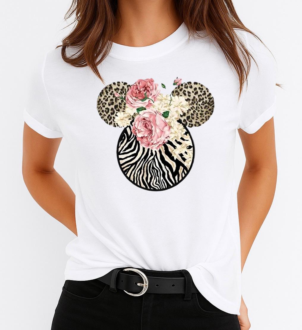 Tricou Alb Dama din Bumbac 100% - Nice Nino