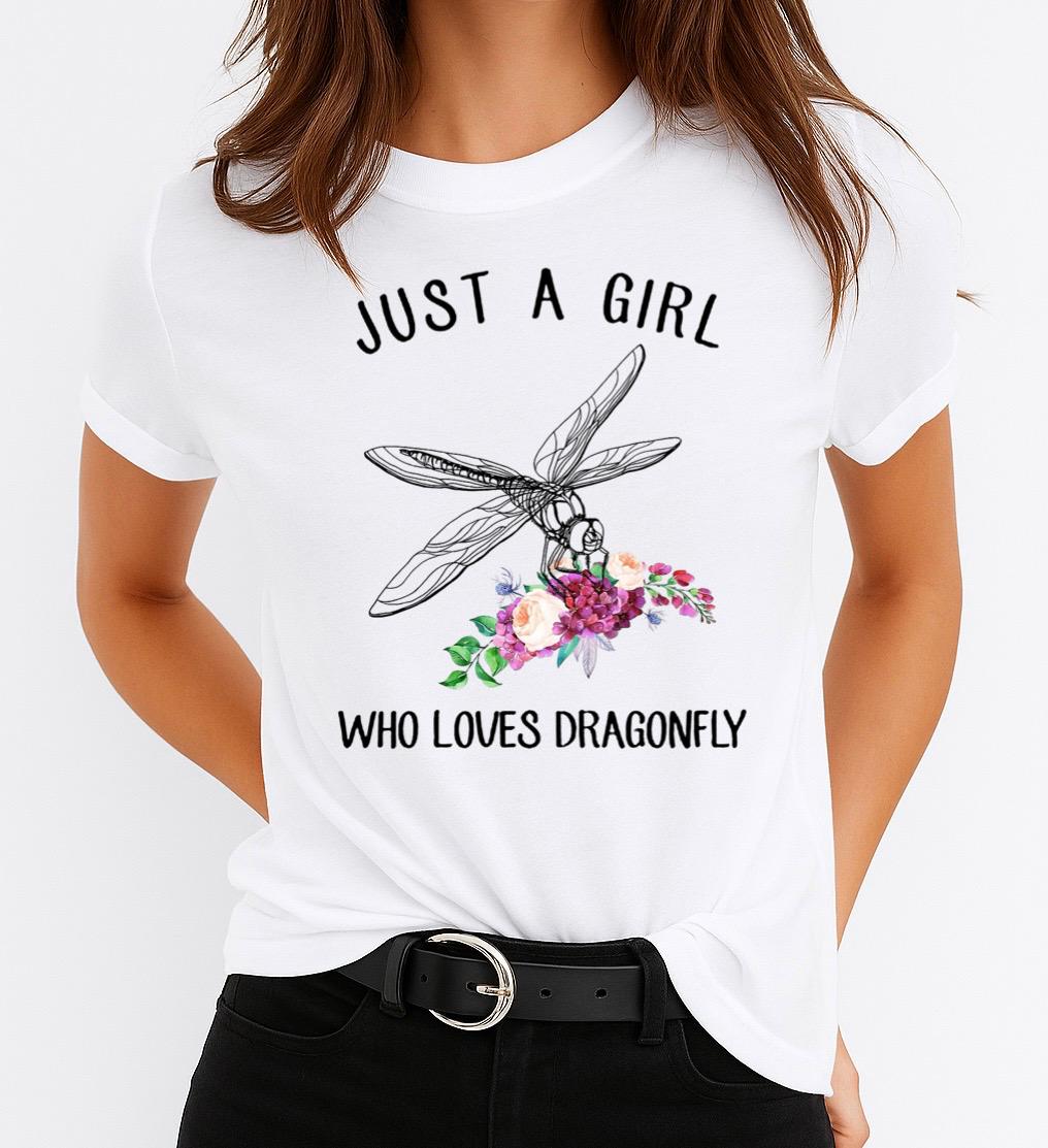Tricou Alb Dama din Bumbac 100% - Just a Girl