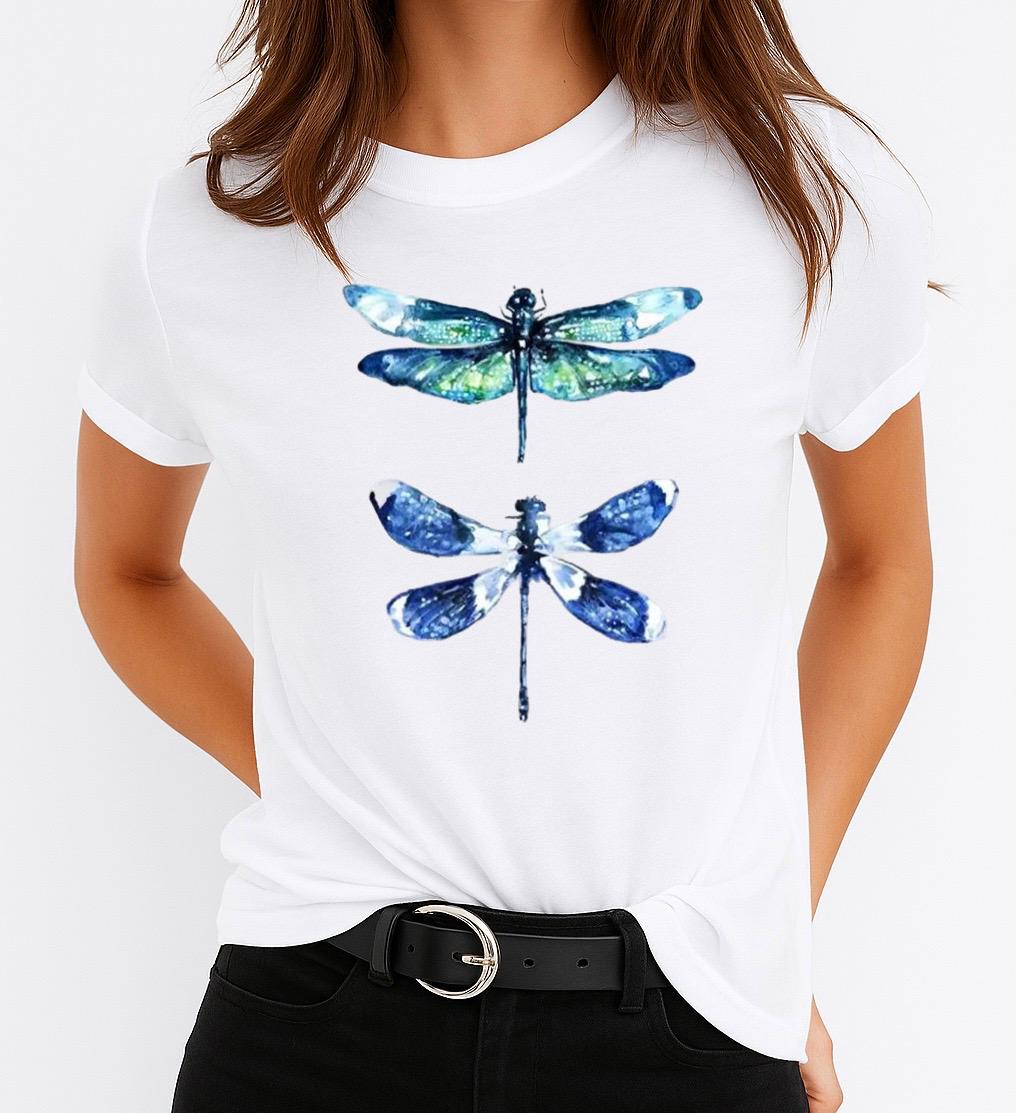 Tricou dama din bumbac 100% Dragon Fly 2