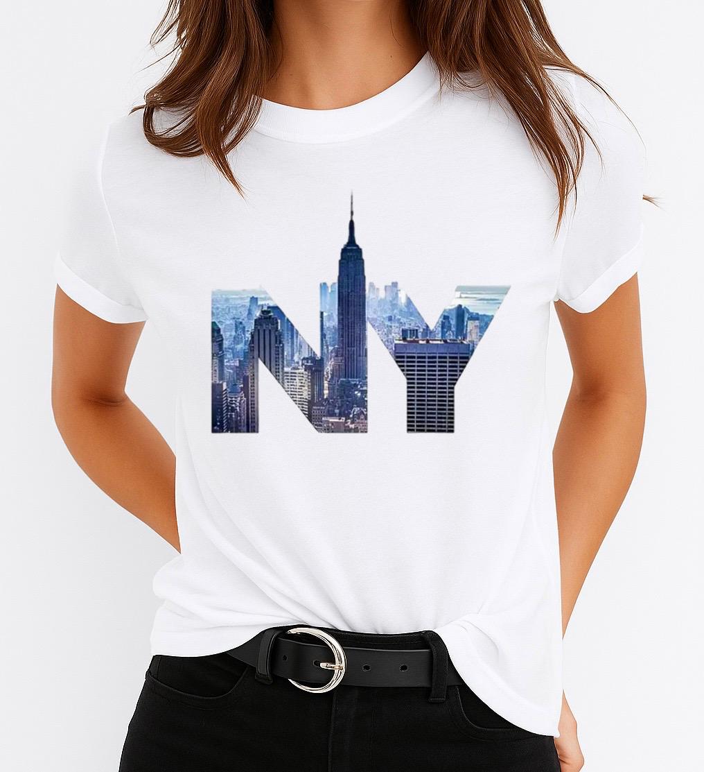 Tricou dama din bumbac 100% NY