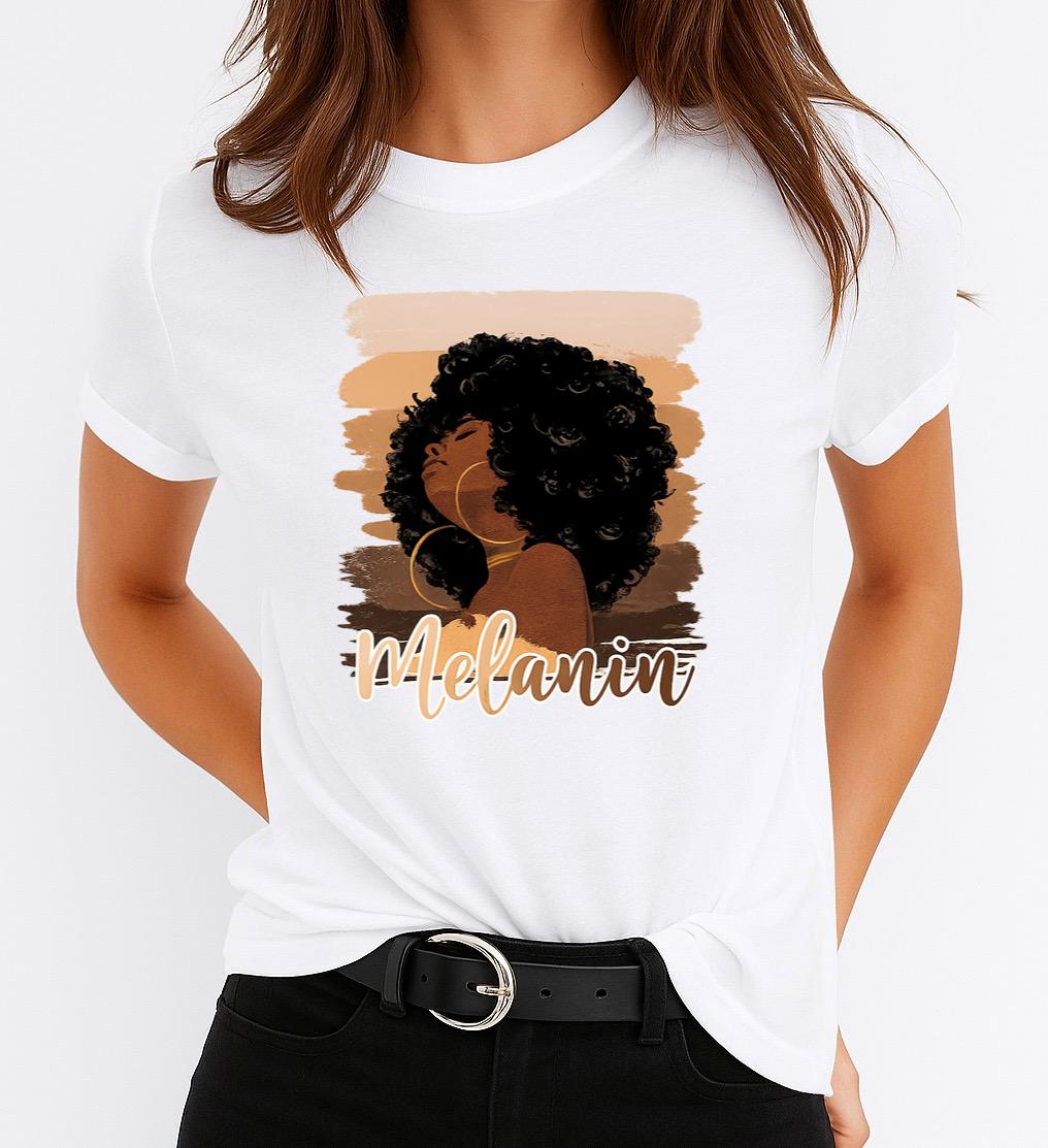 Tricou dama din bumbac 100% Melanin