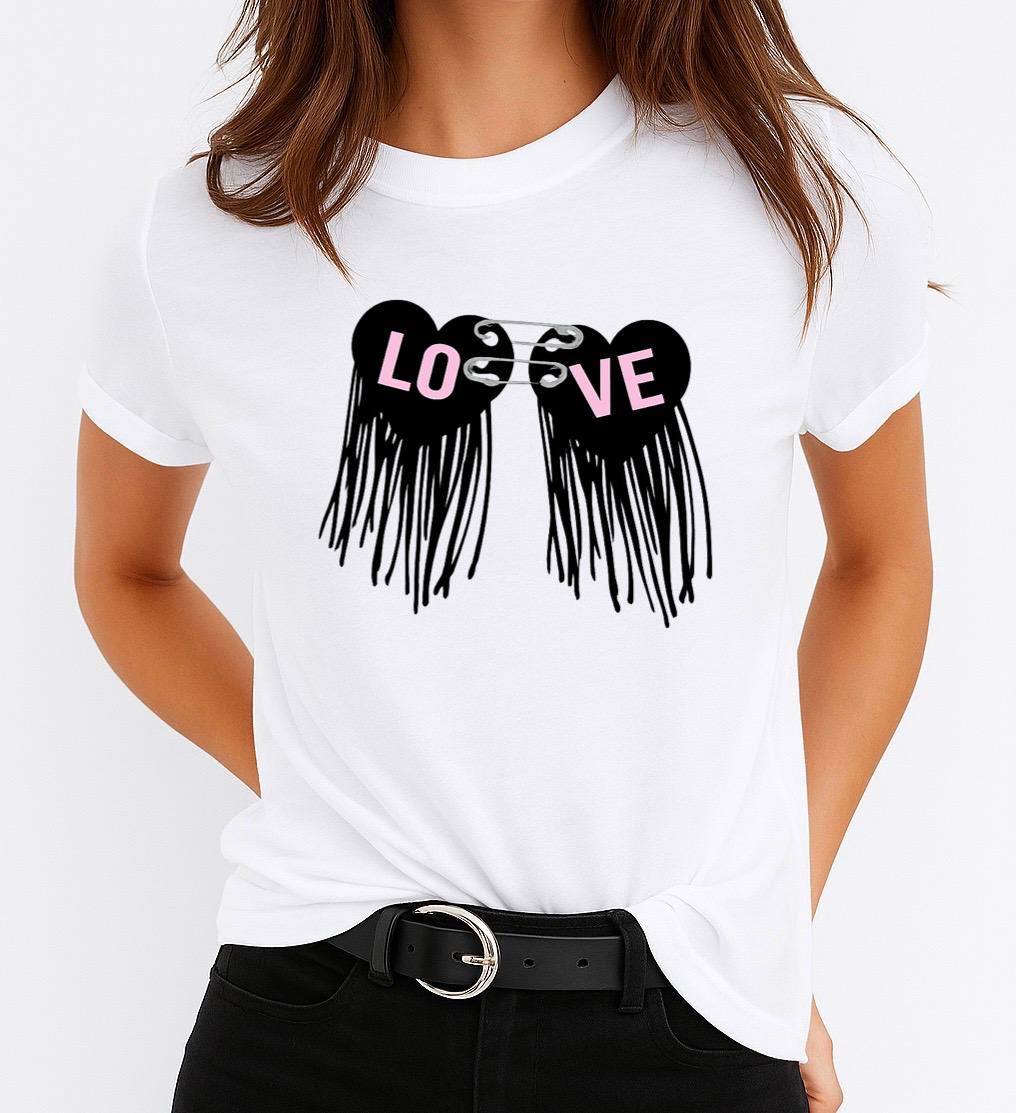 Tricou Dama LO VE – Bumbac 100%