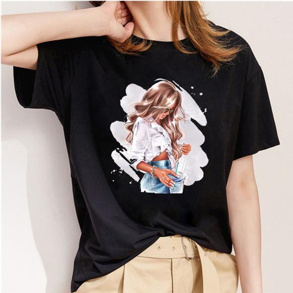 Tricou Negru Fashion (6709102182584)