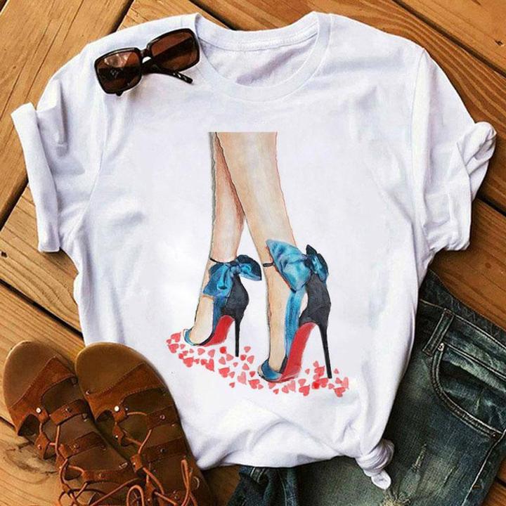 Tricou 2 Blue Heels (6871364731064)