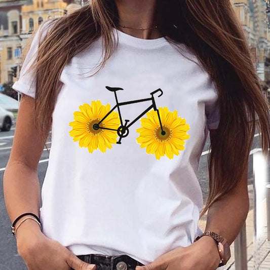 Tricou Yellow Bicycle (6584089608376)