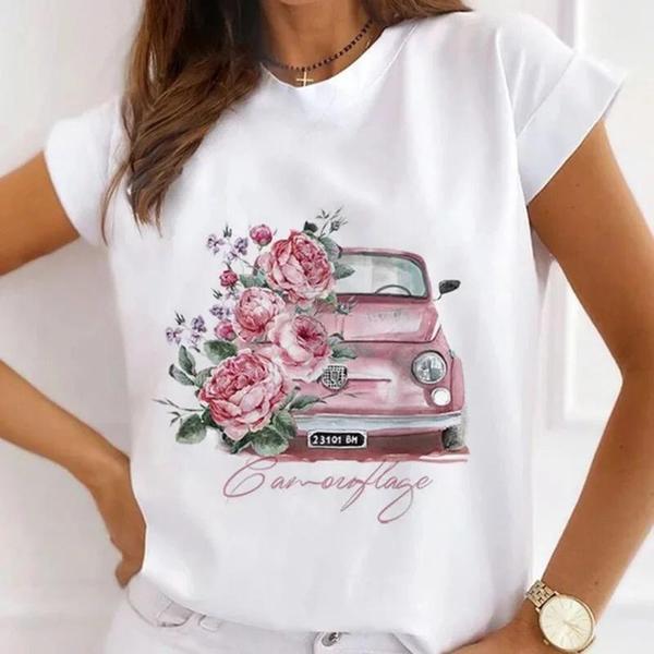 Tricou Flower Car (6699066785976)
