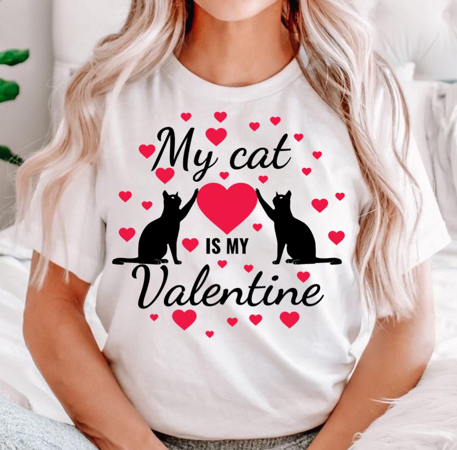 Tricou My Cat My Valentine (7527801815258)
