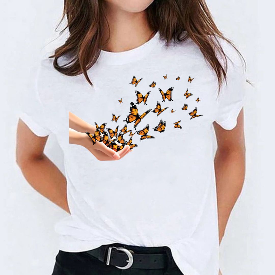 Tricou Fluturi Galbeni (6584315019448)