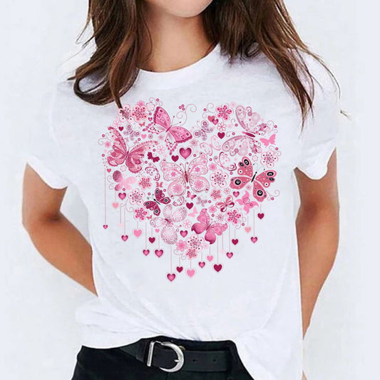 Tricou Pink Heart 5 (6607644459192)