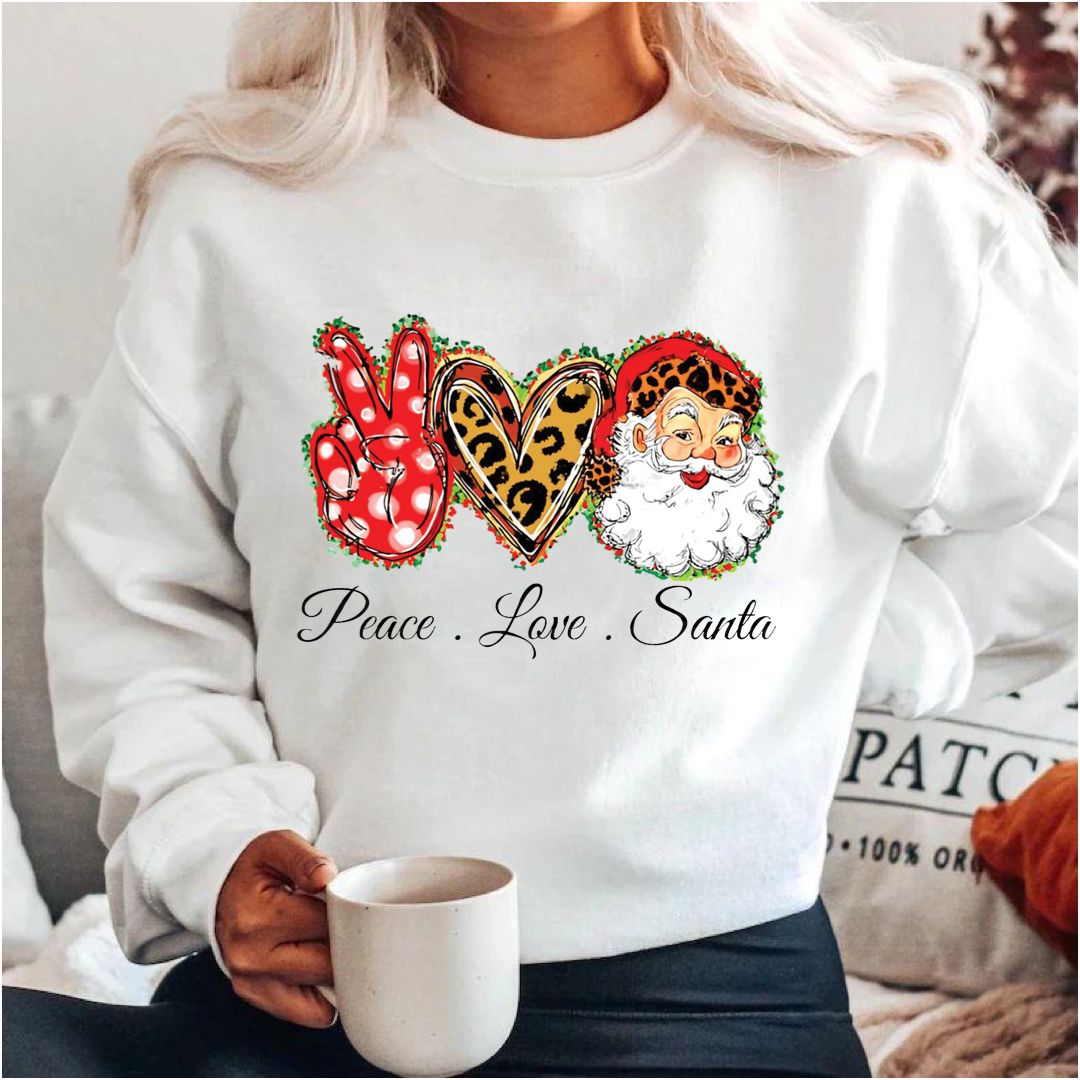 Bluza Peace Love Santa