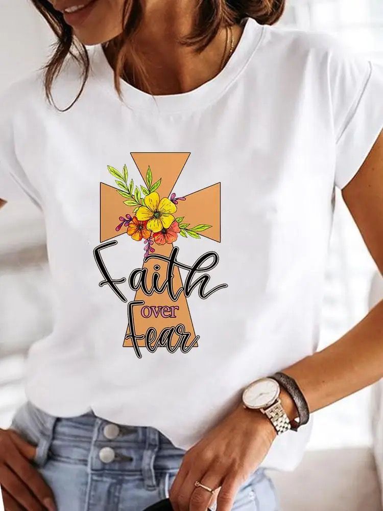 Tricou dama din bumbac 100% Faith 2