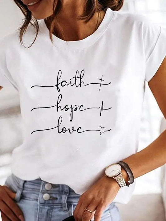 Tricou Faith Hope Love