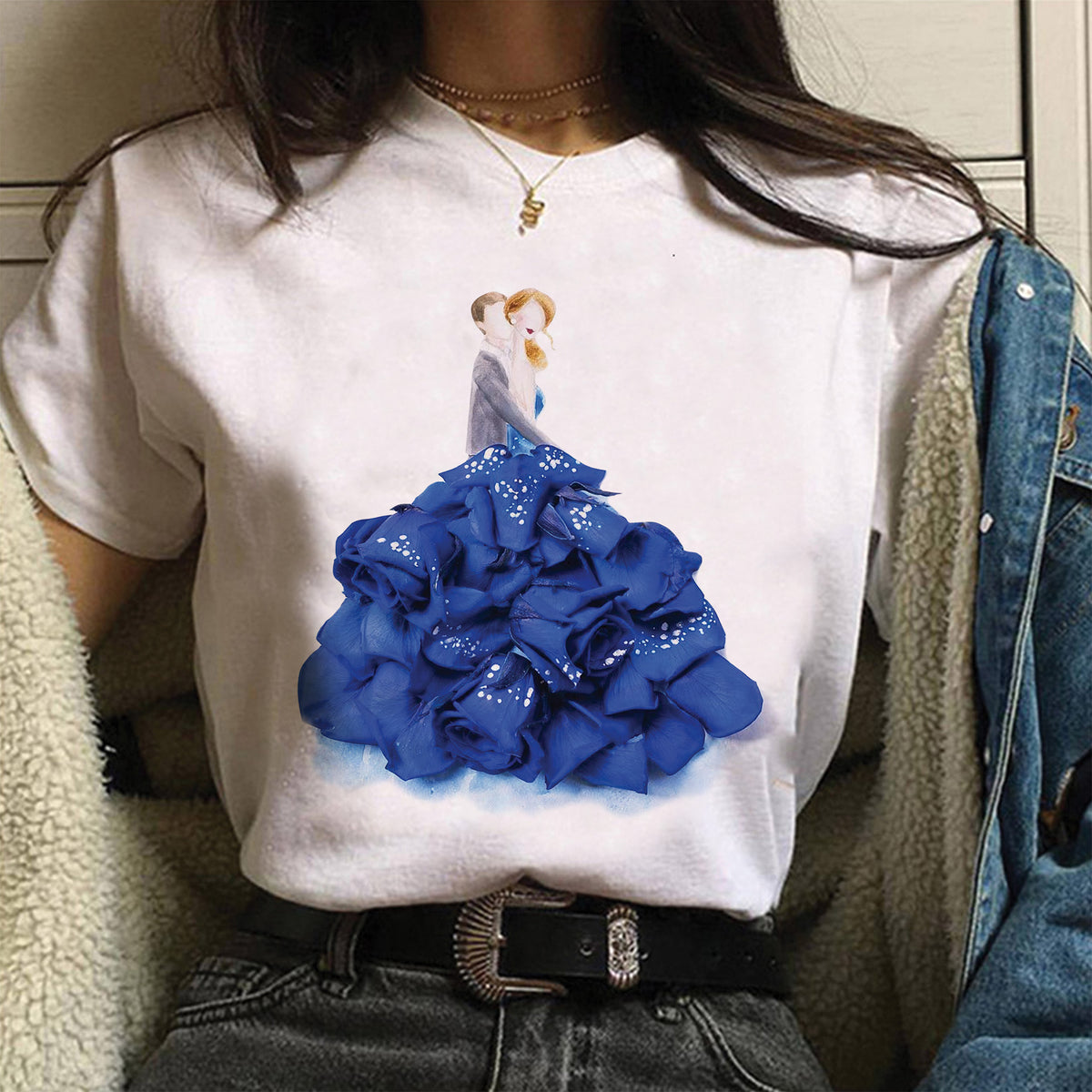 Tricou Dama Blue - MonCherie
