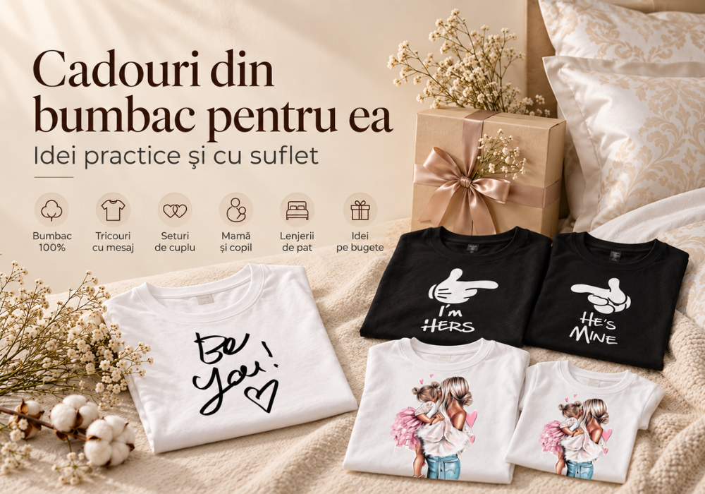 Cadouri din bumbac pentru ea — idei practice si cu suflet