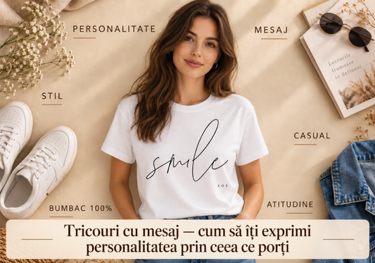 Tricouri cu mesaj — cum sa iti exprimi personalitatea prin ceea ce porti