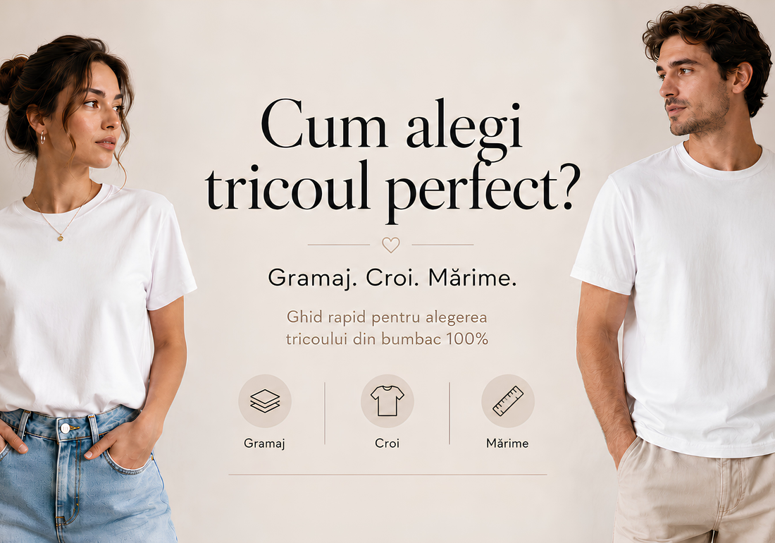 Cum alegi tricoul perfect din bumbac 100% — Ghid complet pentru 2026