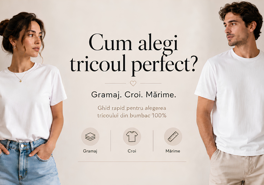 Cum alegi tricoul perfect din bumbac 100% — Ghid complet pentru 2026