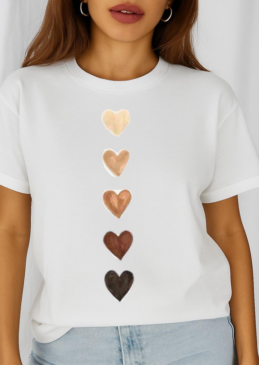 Tricou dama din bumbac 100% 5 Heart