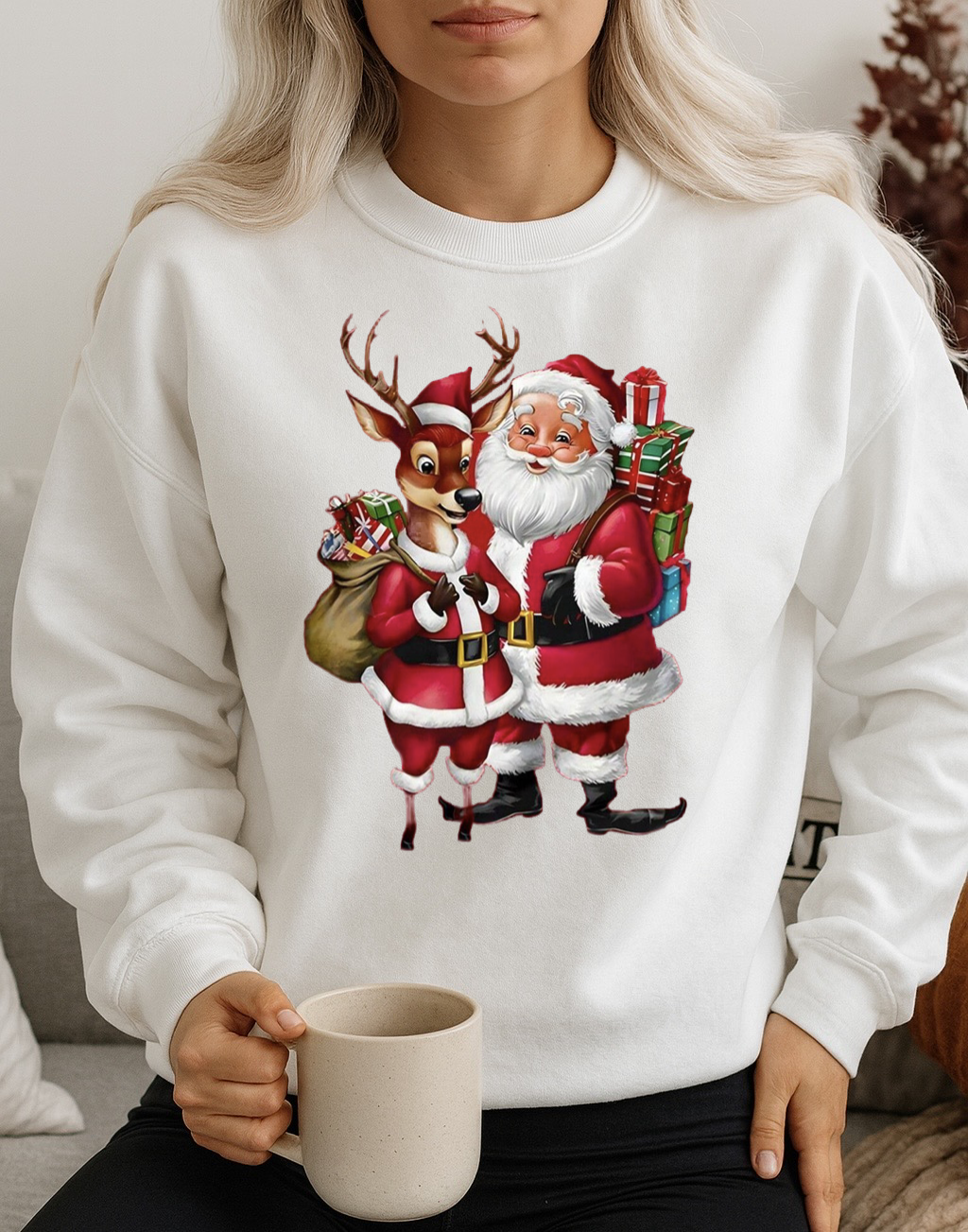 Bluza alba din bumbac 100% Red Team