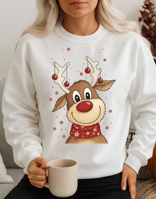 Bluza alba din bumbac 100% Ren 10