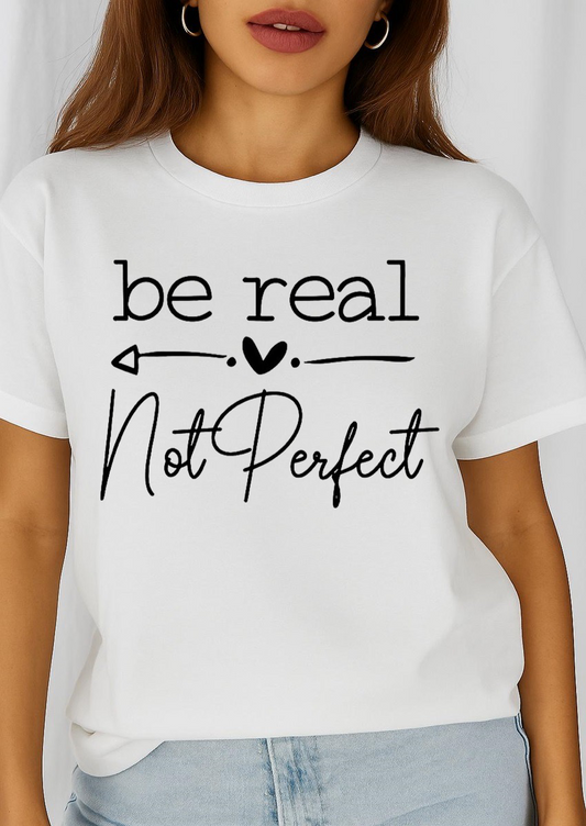 Tricou dama din bumbac 100% Be real 2