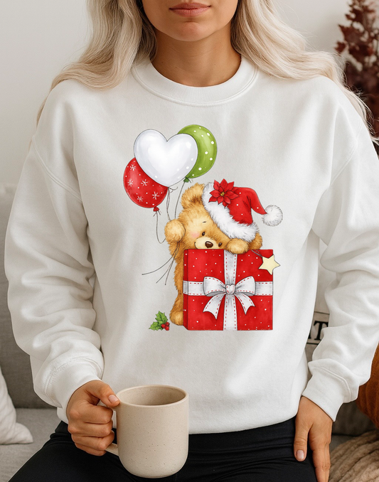 Bluza alba din bumbac 100% Red Present 2