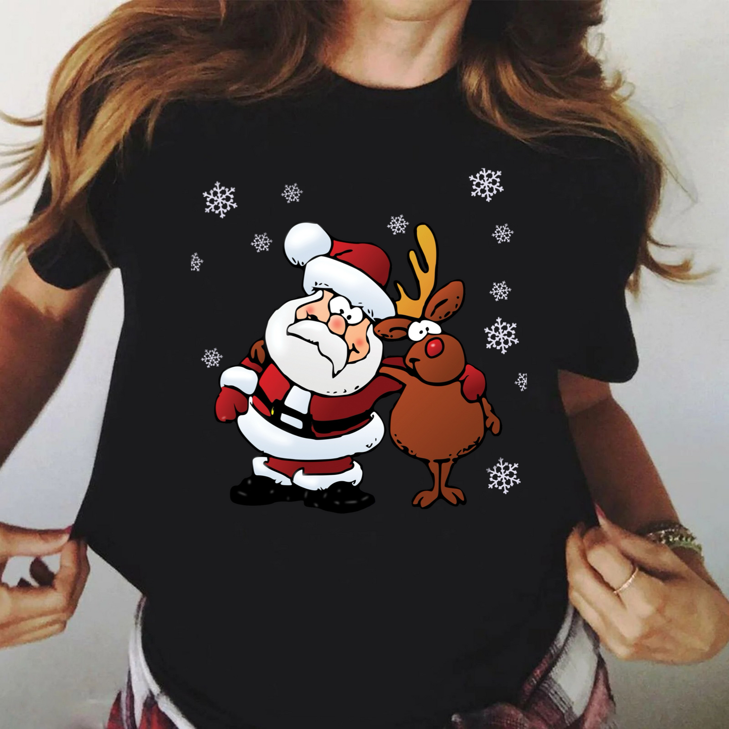 Tricou din bumbac 100% Negru Crazy Team