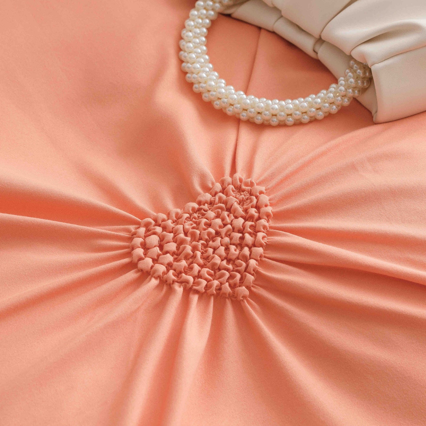 Lenjerie finet 6 piese cu Inimi brodate F-559