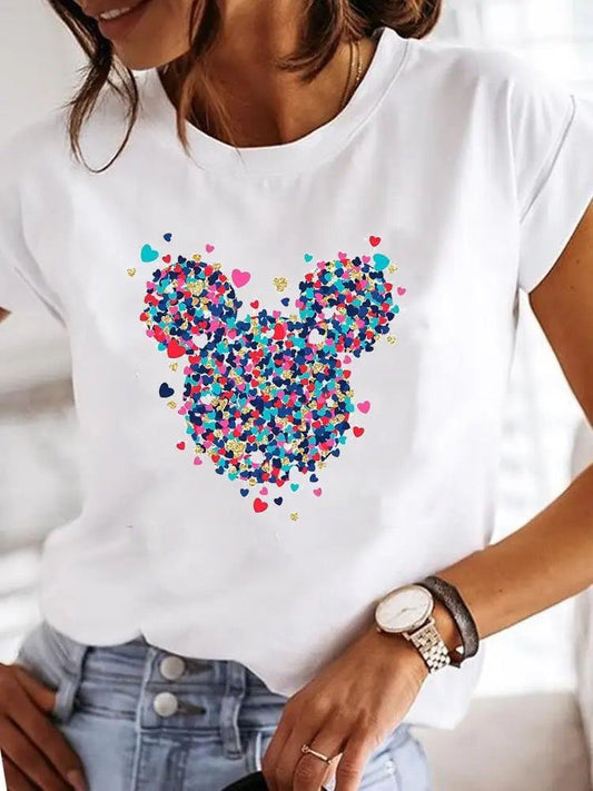 Tricou dama din bumbac 100% Blue Nino