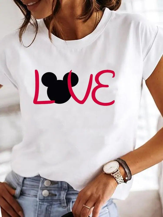 Tricou dama din bumbac 100% LovE