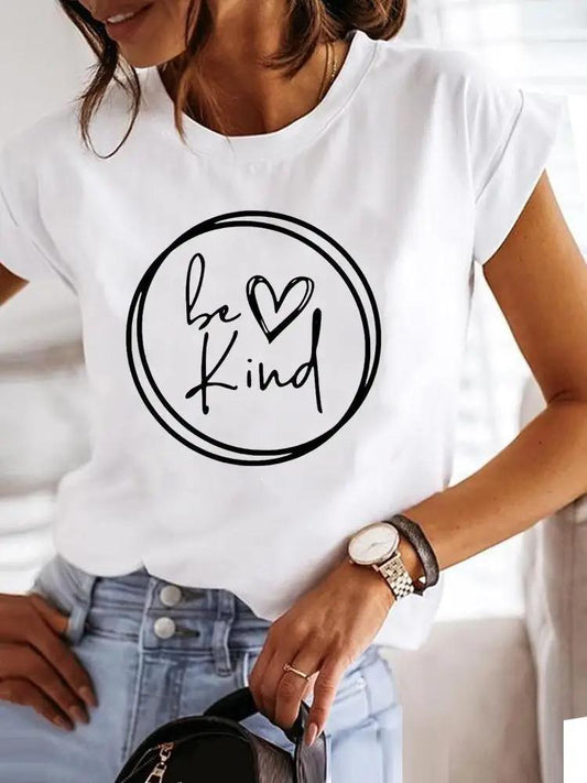 Tricou dama din bumbac 100% Be Kind