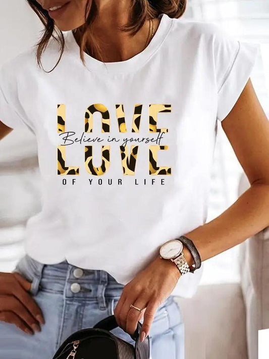 Tricou dama din bumbac 100% Believe