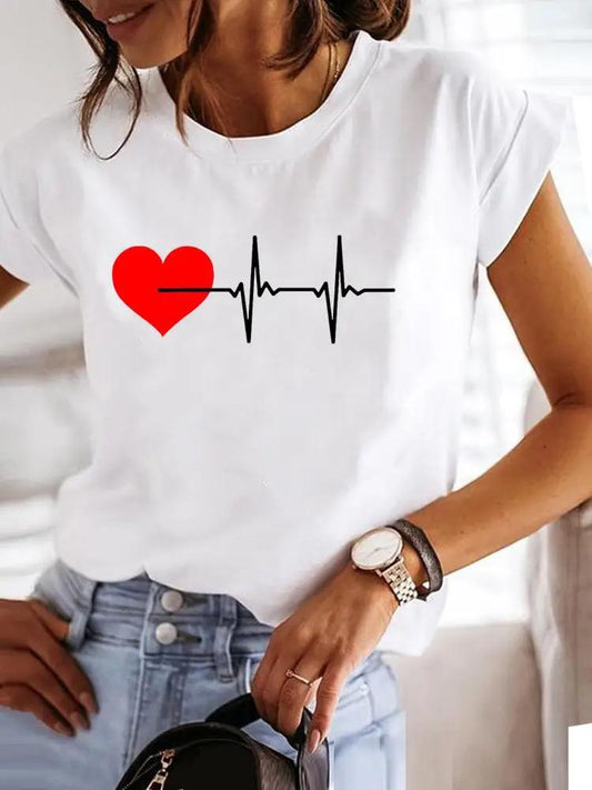 Tricou dama din bumbac 100% Red Heart 2