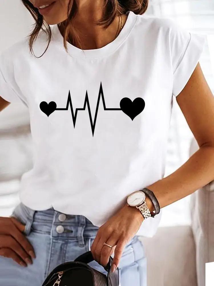 Tricou dama din bumbac 100% Black Heart 5