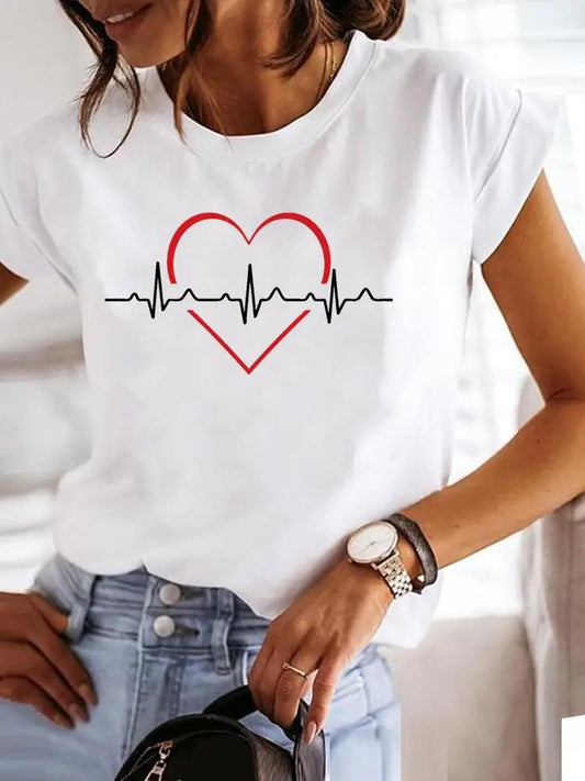 Tricou dama din bumbac 100% Red Heart