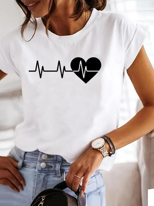 Tricou dama din bumbac 100% Heart 2